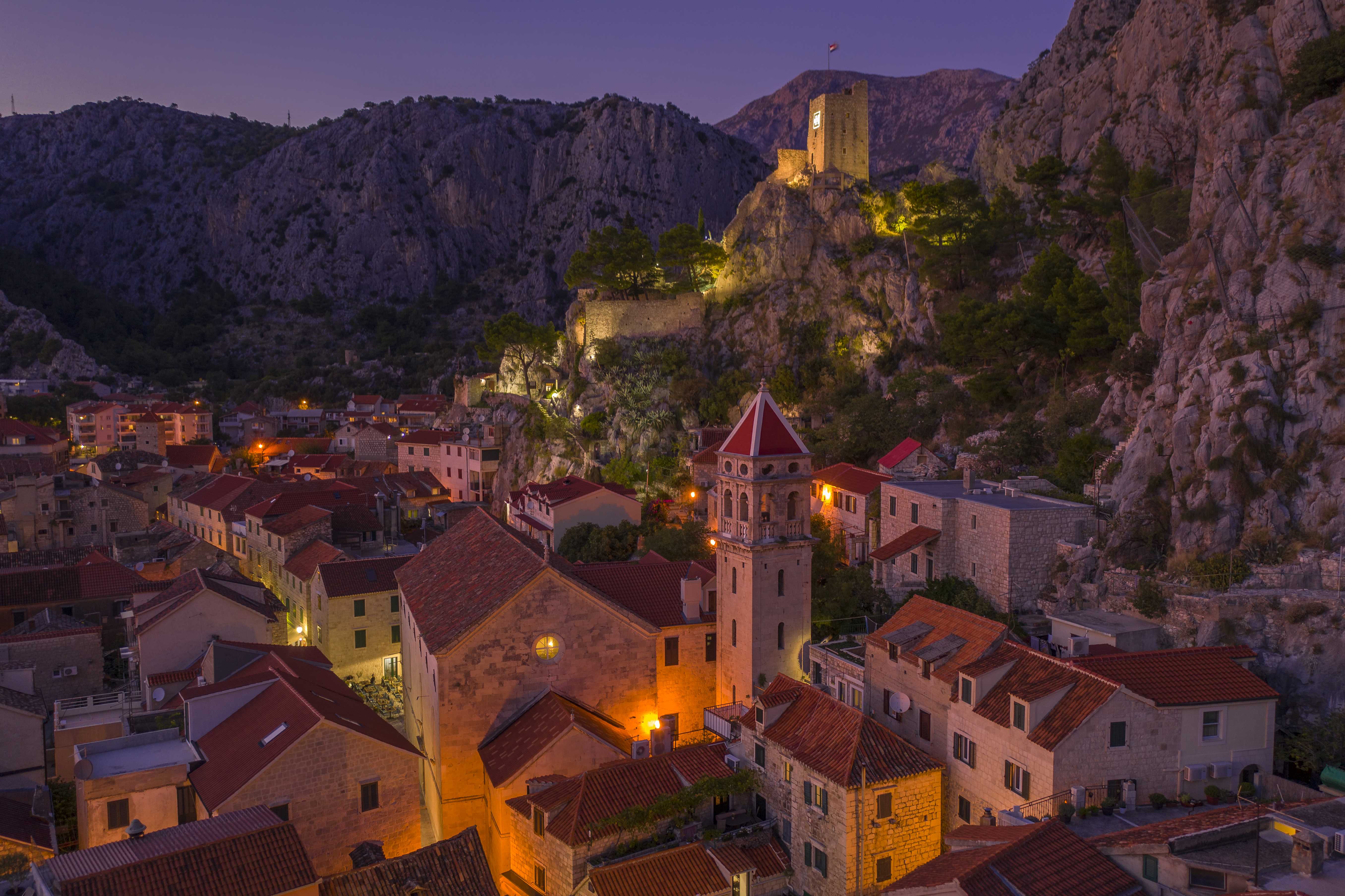 Omiš from above